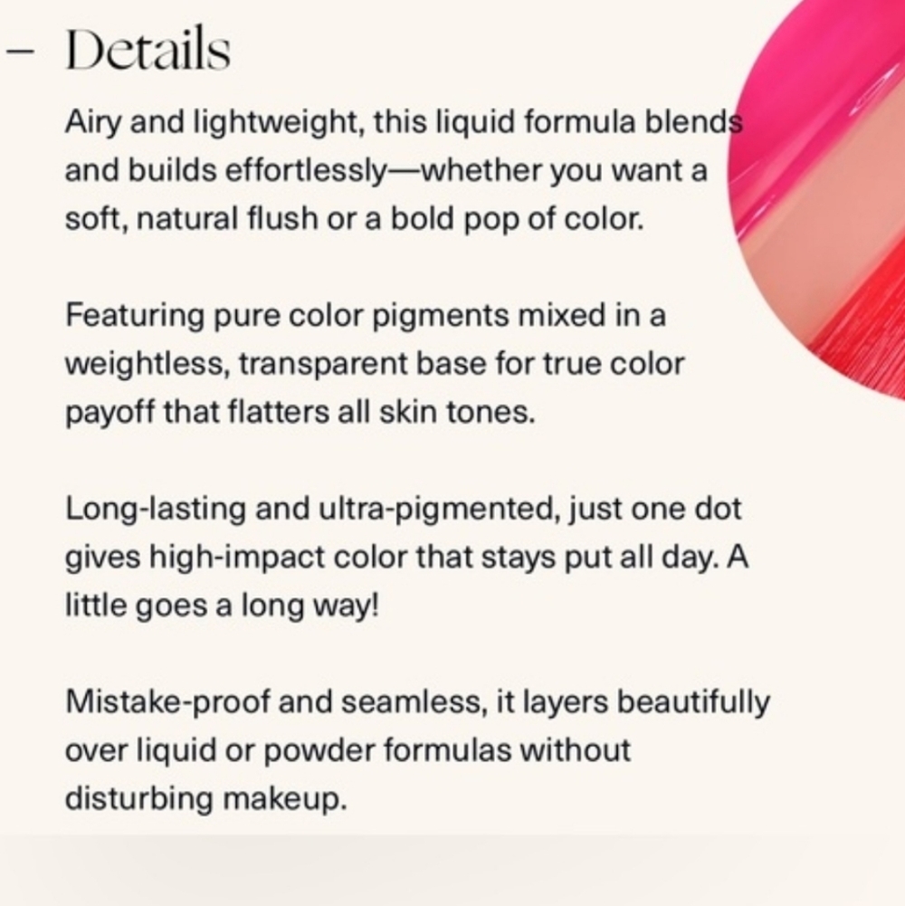 Rare Beauty Soft Pinch Dewy Liquid Blush Color: Encourage - Picture 6 of 6